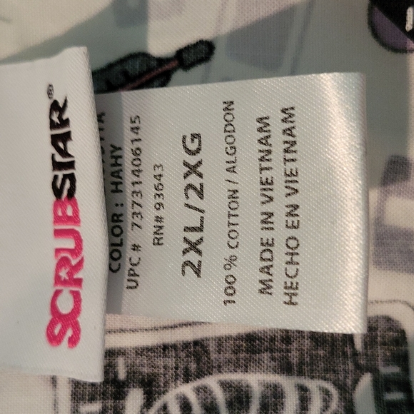 Scrub Top 2XL - New - Picture 3 of 3